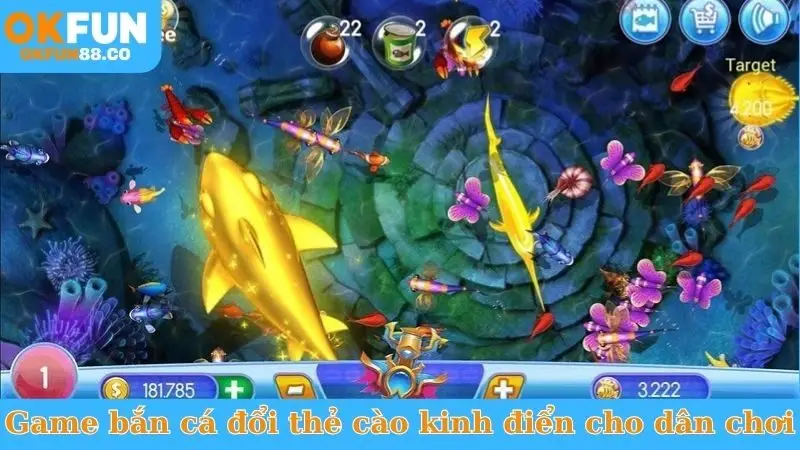 Game bắn cá đổi thẻ cào kinh điển cho dân chơi